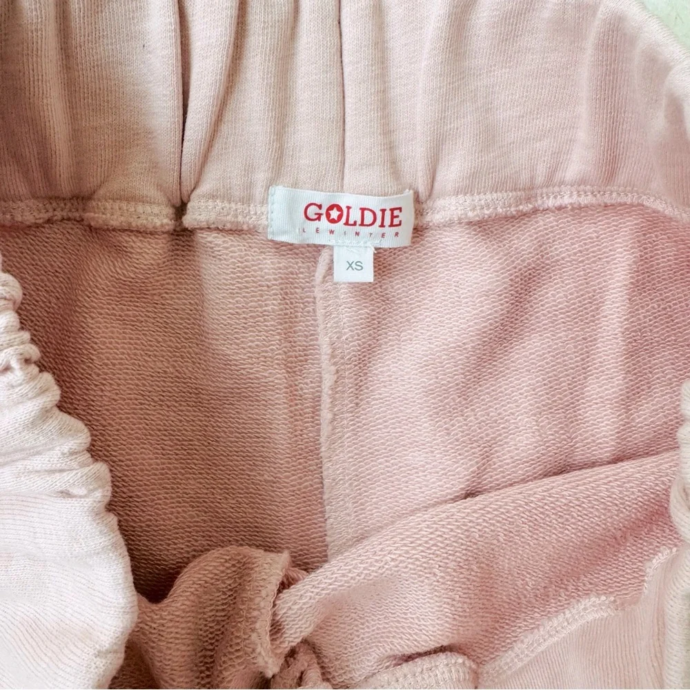 Goldie Lewinter cuffed jogger light pink size XS
